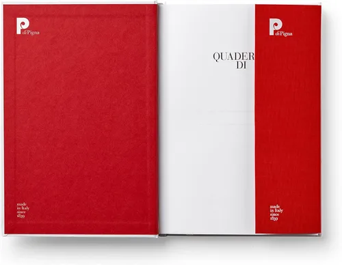 Vista 4 de PdiPigna - Cuaderno a rayas A5 tapa dura ENZO MARI DANESE One, La Manzana