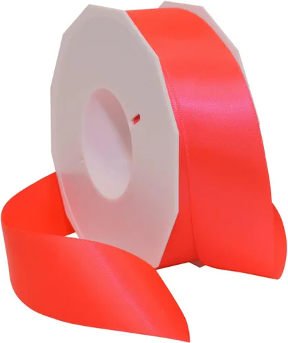 Vista 7 de Morex Ribbon Neon Brights Satinado, 5/8 pulgadas por 50 yardas, azul rey