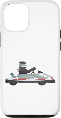 Vista 26 de Funda para iPhone 16 Go Kart Racing Race Track