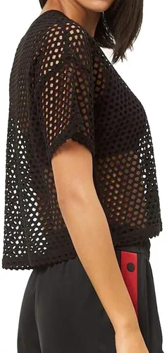 Vista 2 de CLOZ - Camiseta de malla para mujer