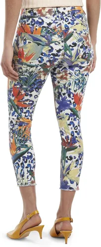 Vista 2 de HUE Leggings capris esenciales de mezclilla para mujer, varios