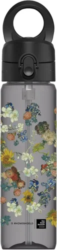 Vista 19 de RhinoShield AquaStand - Botella magnética de 27 onzas, botella de agua de Tritan con tapa con popote, botella deportiva con mango compatible