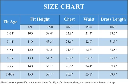 Vista 7 de Avady Girls Princess Costume for Snow White Birthday Party Halloween Christmas Dress Up Red