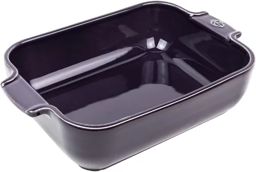 Vista 14 de Peugeot - Appolia Plato rectangular para horno - Panadero de cerámica con asas - Azul, 8 x 6 x 2 pulgadas