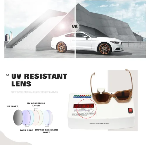 Vista 7 de Gafas de sol retro para mujer y hombre, cuadradas, modernas, modernas, modernas, con protección UV, parasol