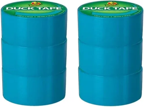 Vista 17 de Cinta adhesiva Duck Brand Duck de color, 6 rollos, Rosa bebé (240976_C)