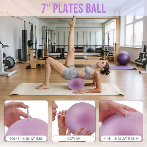 Vista 5 de Kit de pilates de 8 piezas para mujer, kit de entrenamiento