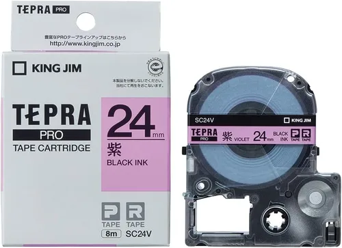 Vista 12 de King Jim Tepra PRO SC6B Color Label 0.236 in Cartucho de cinta azul