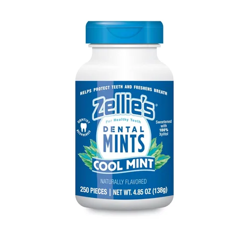 Vista 14 de Zellie's Mentas 100% xilitol de cereza para el aliento Sin aspartamo, sin gluten, mentas veganas y kosher (250 unidades - Paquete de 1)