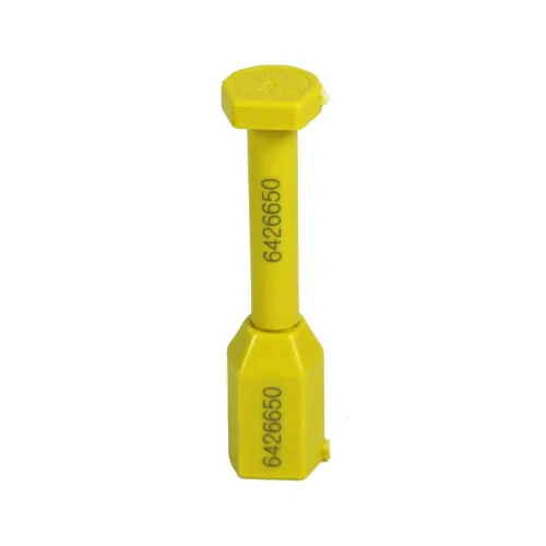 Vista 3 de Yellow Bolt Seal 50 pcs, cabeza hexagonal M8 acero inoxidable, alta seguridad, juego de sellos de contenedores de carga
