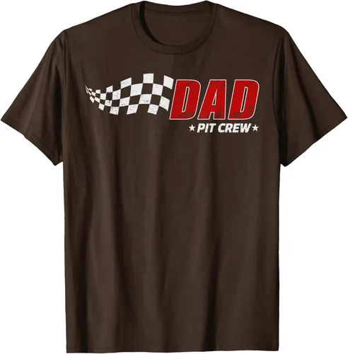 Vista 8 de Dad Pit Crew Race Car Birthday Family Matching Pit Crew Camiseta Pit Crew