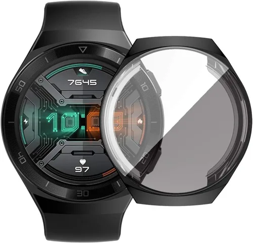 Vista 5 de Hemobllo Smart Watch Bumpers - Reloj de pantalla completa compatible con Huawei Watch GT 2e, funda delicada