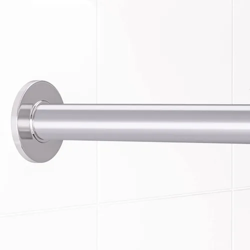 Vista 8 de TidyFriend - Funda para barra de ducha, paquete de 2 barras de cortina de ducha de 58 pulgadas, protector y fácil de instalar (negro)