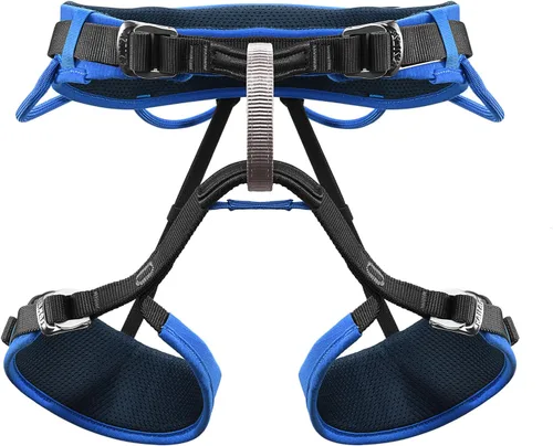 Vista 10 de KAILAS B4 Arnés de escalada en roca para hombre, arnés de techo, cinturón de seguridad, equipo de escalada ajustable, alpinismo, ligero Naranja