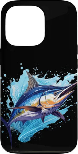 Vista 10 de Funda para iPhone 12 Pro Max con peces marinos para amantes de los pescadores y Marlin