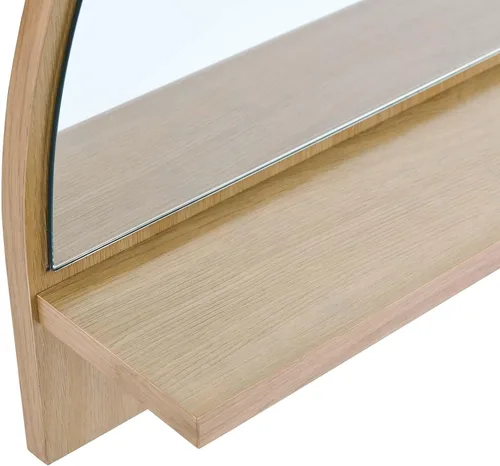 Vista 4 de Modway EEI-6350-OAK Moonbeam - Espejo arqueado, roble