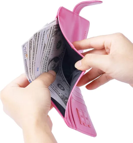 Vista 5 de Funda para pasaporte de piel con bloqueo RFID accesorios de viaje para mujeres y hombres