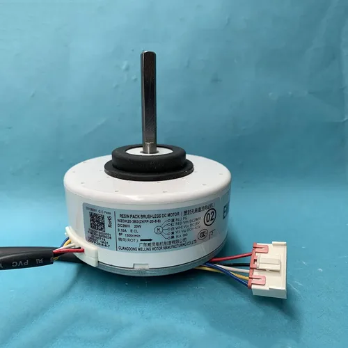 Vista 2 de Motor de aire acondicionado 20W WZDK20-38G (ZKFP-20-8-6) OEM sin escobillas del motor de fan de DC
