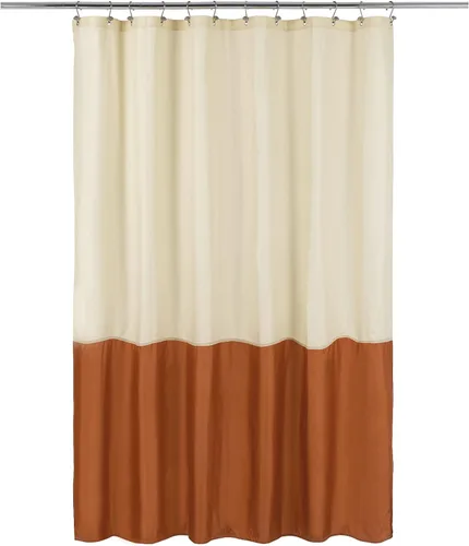 Vista 30 de ALYVIA SPRING Forro de Cortina de Ducha de Tela Extra Largo Impermeable - 72" x 96", Suave y Ligero Cortina de Ducha X-Larga con 3 Imanes, Lavable a