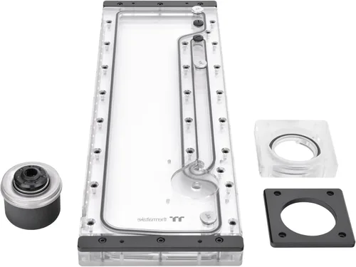 Vista 4 de Thermaltake Pacific Core P8 DP-D5 Plus - Placa distribuidora con bomba combinada, diseñada específicamente para el chasis Core P8, capacidad de 15.2