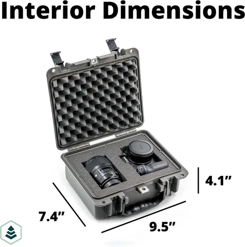 Vista 9 de Evergreen 300 - Cámara individual Mil Spec fabricada en Estados Unidos con almacenamiento de lente o pistola individual con estuche de capacidad