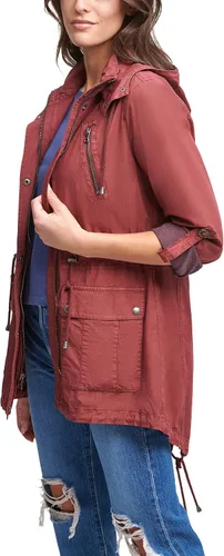 Vista 4 de Levi's Women's Cotton Hooded Anorak Jacket (Standard & Plus Sizes)