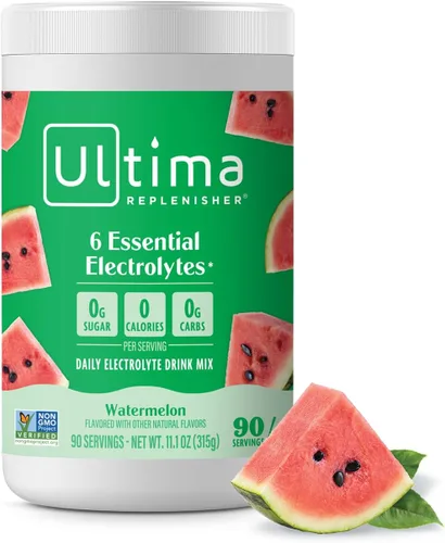 Vista 16 de Ultima replenisher Electrolyte polvo Nueva Fórmula, 1, 1 Zero Sugar Grape Hydration Powder with 6 Electrolytes & Minerals - Sugar Free