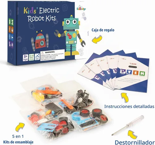 Vista 2 de STEM Kits for Kids Science 8-12, Boy Toy 6 7 8 9 Year Old Boy Birthday Gift