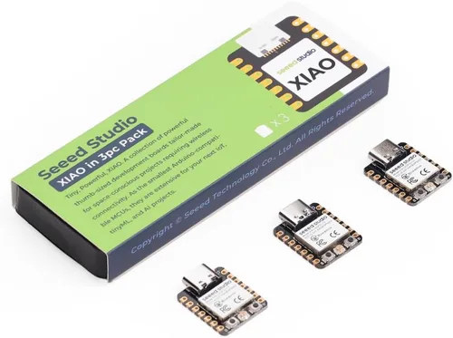 Vista 10 de Seeed Studio XIAO ESP32 S3 Sense - Wi-Fi de 2.4 GHz, BLE 5.0, sensor de cámara OV2640, micrófono digital, PSRAM de 8 MB, flash de 8 MB, carga