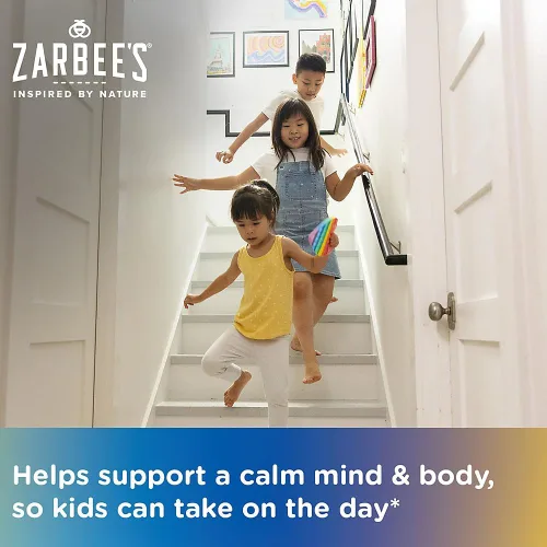 Vista 5 de Zarbee's Naturals - Gomitas calmantes para niños, magnesio para niños a partir de 5 años, sin melatonina, apoyo para una mente y cuerpo tranquilos