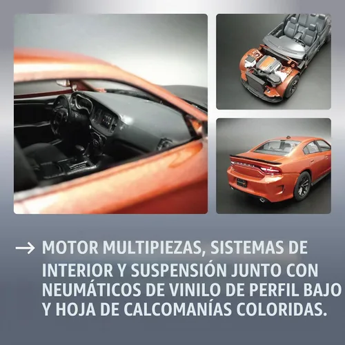 Vista 3 de AMT Dodge Charger RT - Kit de herramientas a escala 1:25 2021