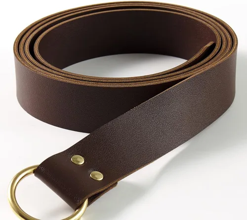 Vista 7 de Cinturón de cuero medieval caballero accesorio de recreación para hombre