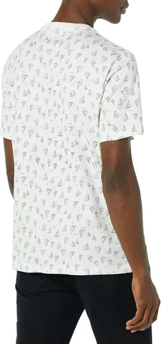 Vista 3 de Tienda Essentials Camisetas de manga corta con cuello en V para hombre, paquete de 2
