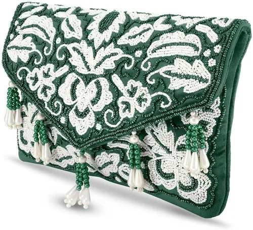 Vista 5 de Aheli Indian Potli Bags for Women Evening Bag Clutch Ethnic Bride Purse with Drawstring