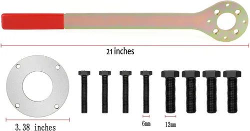 Vista 5 de Kit de herramienta de polea de manivela IVARKEY con soporte para llave de tornillo compatible con Subaru Imprezas Legacy Outback Foresters XT Baja