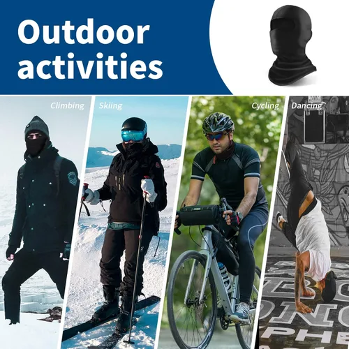 Vista 4 de YESLIFE Summer Balaclava Ski Mask for Men&Women, Face Mask