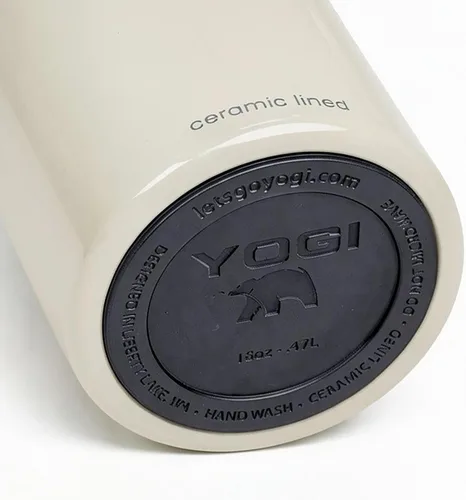 Vista 3 de YOGI Elements - Vaso de 16 onzas, color arenisca