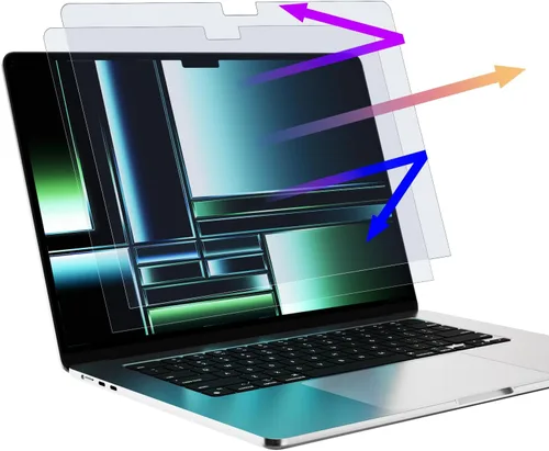 Vista 17 de Mamol Paquete de 2 protectores de pantalla anti luz azul para MacBook Air de 13 pulgadas (2018-2021, M1) / Macbook Pro de 13 pulgadas