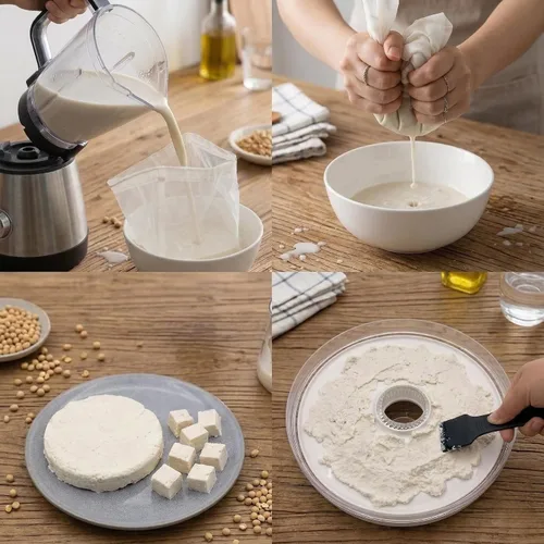 Vista 3 de Paquete de 2 bolsas de leche de nuez con hojas de rollo de frutas, bolsas reutilizables de nailon para coladores de alimentos de 100 micras, bolsas