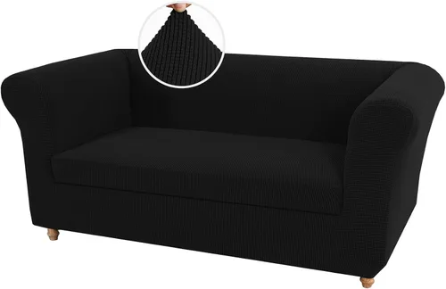 Vista 13 de UNBBRRL Funda de sofá Chesterfield de jacquard elástico, fundas de cojín gruesas para sofá, protector de muebles para sala de estar