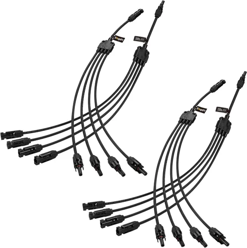 Vista 13 de BougeRV - Kit de herramientas de enchufe de cable adaptador paralelo para panel solar de derivación en Y