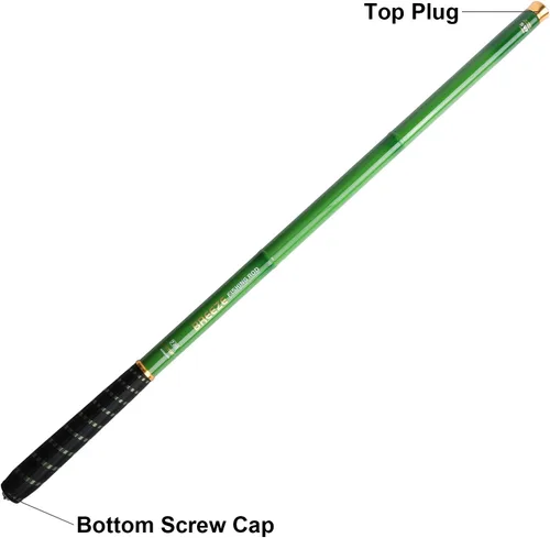 Vista 7 de Goture/ Kit de caña de pescar telescópica Tenkara/ Caña de pescar ultraligera para viajes, caña de pescar plegable portátil para bass y crappie