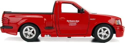 Vista 6 de Jada Toys Fast & Furious 1:24 Brian's Ford F-150 SVT Lightning - Coche fundido a presión, juguetes para niños y adultos, rojo (99574)