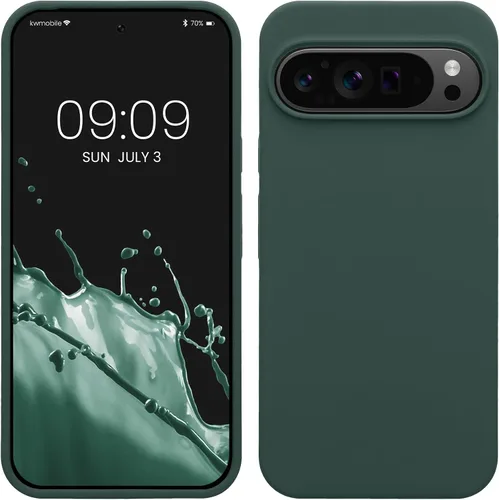 Vista 47 de kwmobile Funda Compatible con Google Pixel 6 Pro - Funda de Teléfono de Silicona TPU con Acabado Suave - Azul Caribe