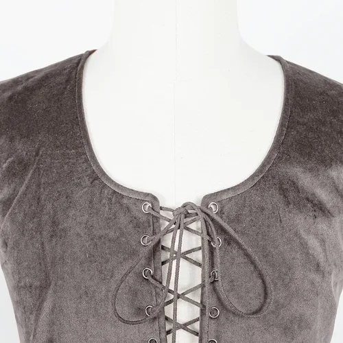 Vista 5 de Tyuduo Chaleco pirata medieval renacentista gótico steampunk para hombre