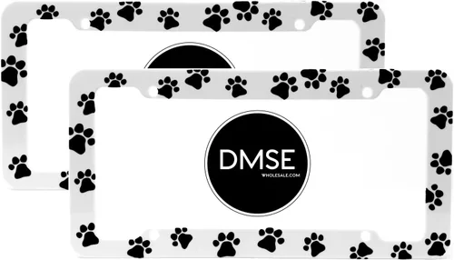 Vista 15 de DMSE - Soporte para marco de matrícula de plástico, diseño decorativo para cualquier vehículo o camión