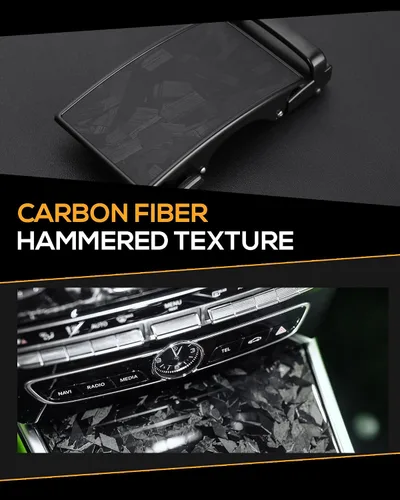 Vista 2 de CHAOREN Cinturón de trinquete de cuero para hombre, ajuste personalizable, estilo sin esfuerzo (1.378 in)