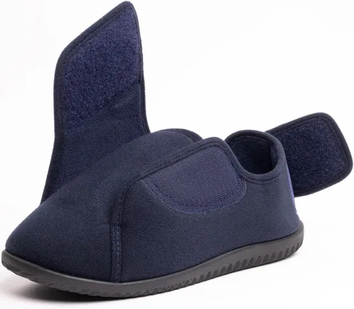 Vista 32 de EuropeanSoftest - Pantuflas clásicas con forro de rizo francés para mujer, con espuma viscoelástica 80-D, transpirables, lavables, para interiores