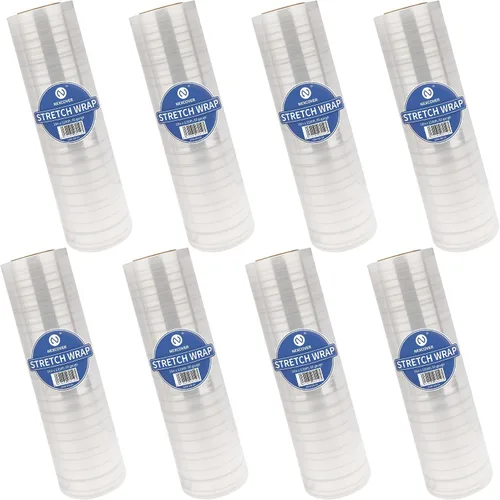 Vista 17 de NEXCOVER Envoltura Elástica de 18 Pulgadas - 1200 Pies Calibre 60, 1 Rollo de Película Elástica Autoadhesiva de Plástico Transparente