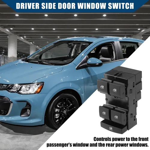 Vista 3 de No.95188244 / Interruptor de ventana delantera del lado del conductor/puerta de repuesto para Chevrolet Sonic 2012-2018 / Interruptor de ventana